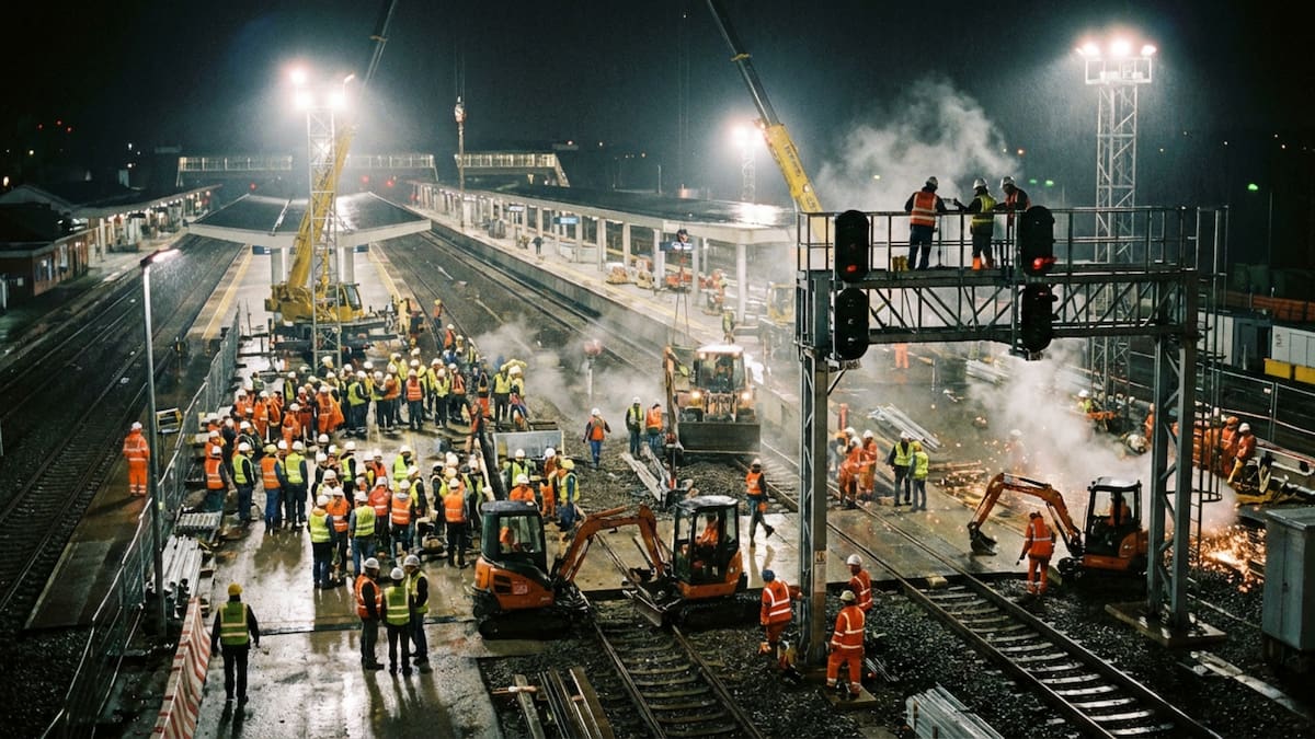 China reescribe las reglas de la ingeniería civil: 1,500 trabajadores remodelan una estación clave en solo 9 horas y acortan un viaje de 7 horas a 90 minutos