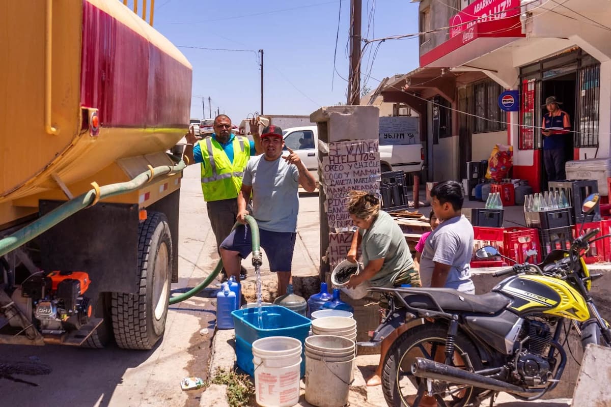 Vecinos de la zona este de Tijuana piden pipas por falta de agua tras falla en El Carrizo