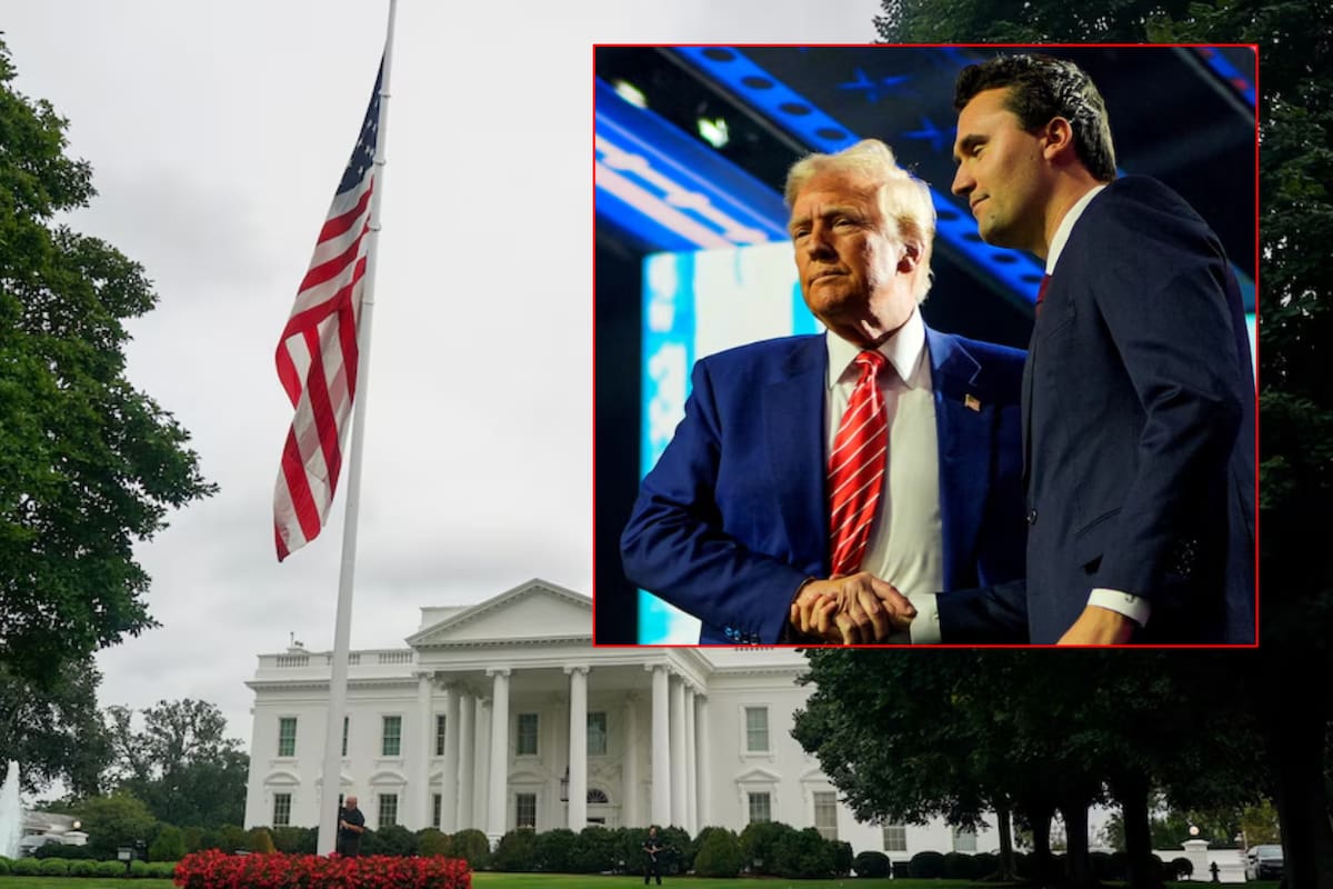 Trump ordena banderas a media asta por todo Estados Unidos en honor al “legendario” Charlie Kirk