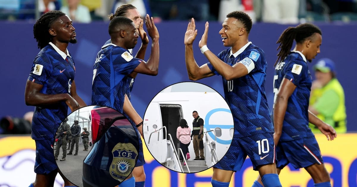 La selección de Francia viajó durante el Mundial en un avión que tres días antes había trasladado a migrantes detenidos por ICE y que acumula decenas de vuelos ligados a deportaciones en Estados Unidos