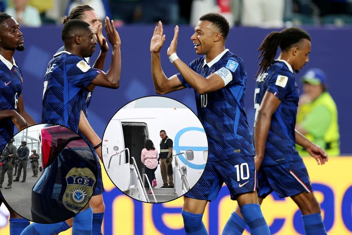 La selección de Francia viajó durante el Mundial en un avión que tres días antes había trasladado a migrantes detenidos por ICE y que acumula decenas de vuelos ligados a deportaciones en Estados Unidos