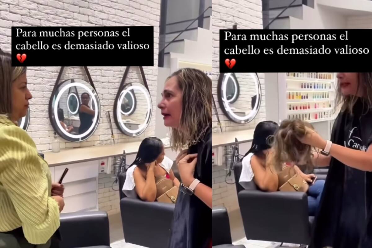 “¿¡Calma, calma!?”: mujer se vuelve viral por hacer un escándalo en la peluquería después de que las estilistas le destrozaran el cabello