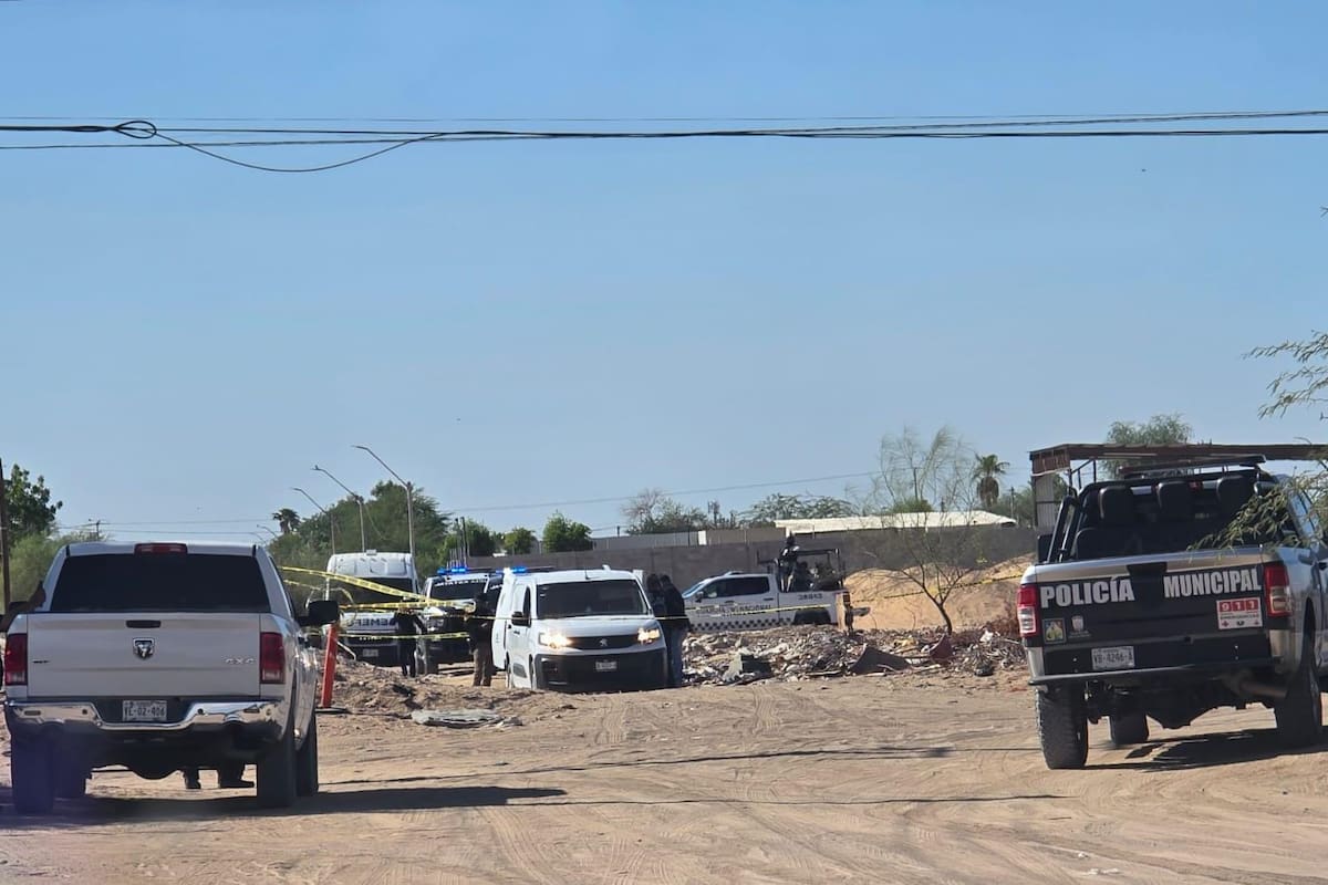 Encuentran cuerpo sin vida en un terreno baldío de San Luis Río Colorado