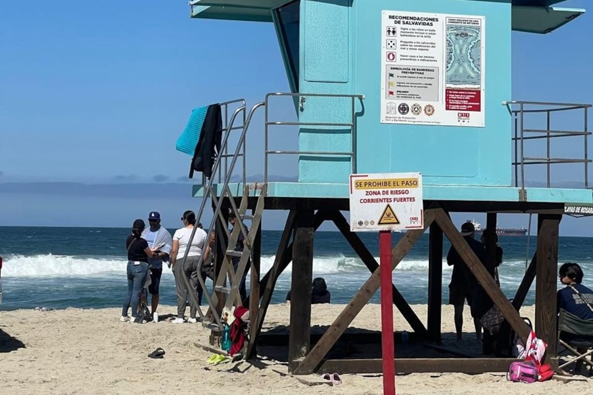 Buscan una playa segura en Rosarito