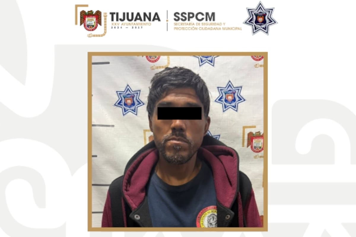 Detienen en Tijuana a hombre con orden de aprehensión por homicidio calificado