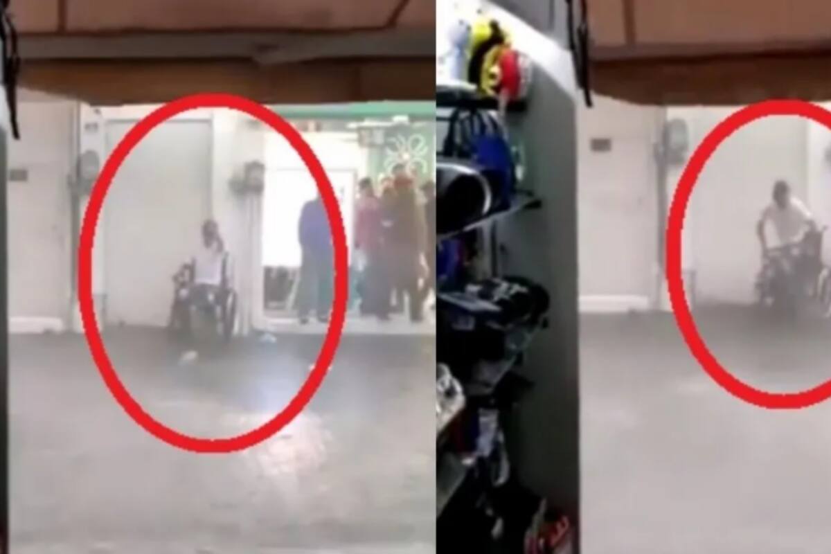 VIRAL: Lluvia milagrosa hace caminar a hombre en silla de ruedas