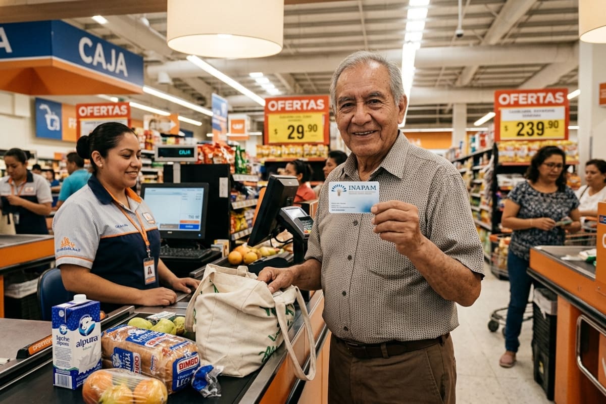 INAPAM: En qué supermercados tienes descuento con la tarjeta