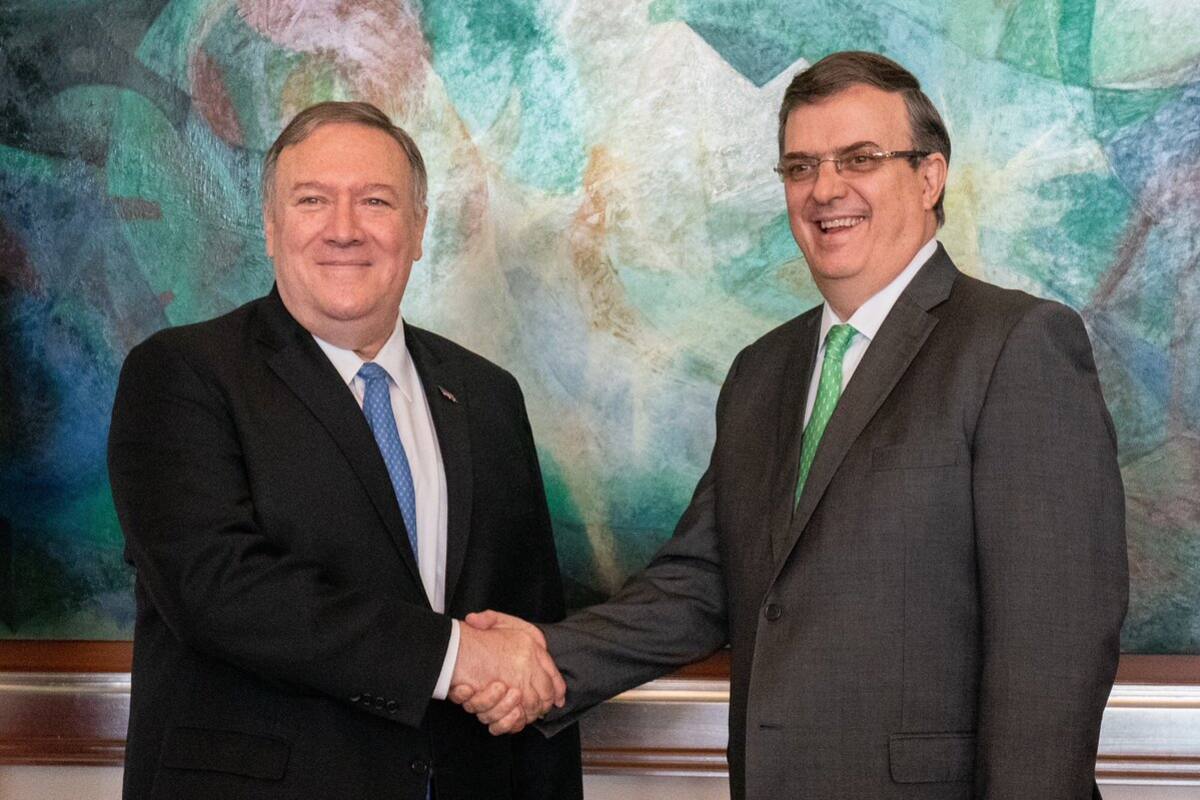 Ebrard y Pompeo buscan recuperar bienes de "El Chapo"