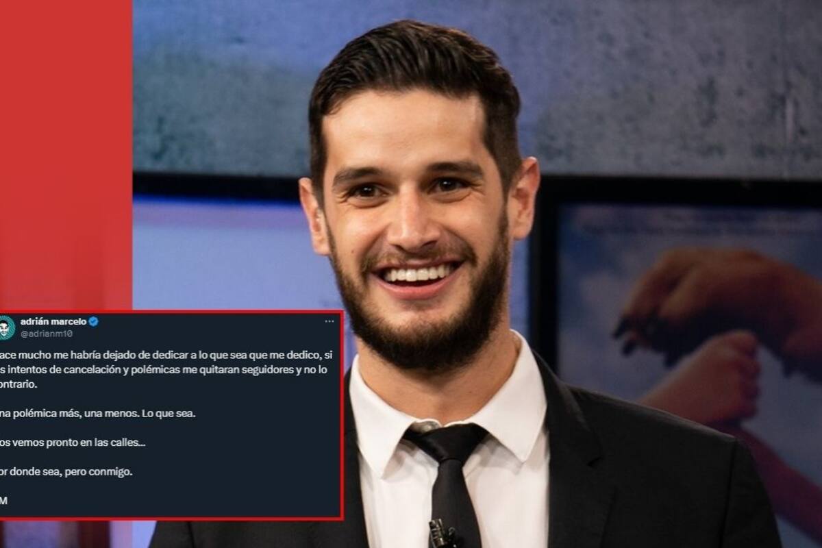 Adrián Marcelo anuncia su regreso a las calles: “Una polémica más, una menos. Lo que sea”