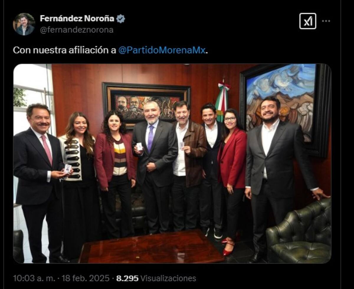 Fernández Noroña. Foto: X Gerarardo Fernández Noroña.