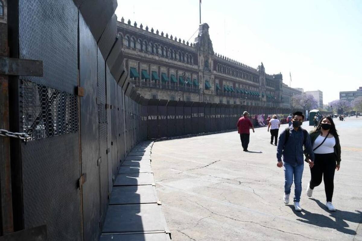 ¿Qué día se retirarán las vallas de Palacio Nacional por protestas?