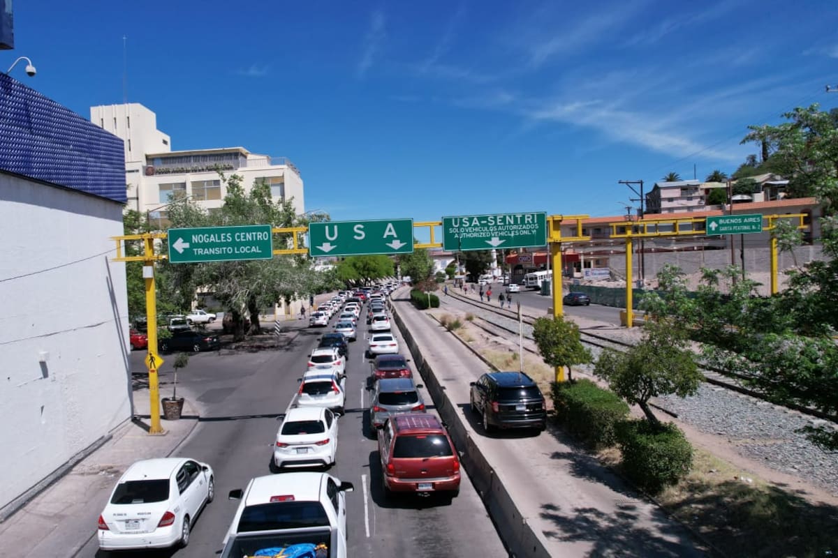 Se reducen los tiempos de espera en garitas de Nogales