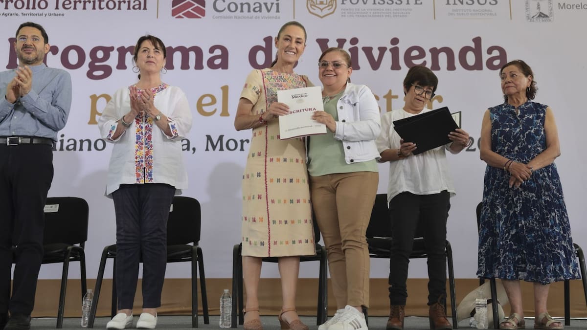 Miles de trabajadores serán beneficiados con la eliminación de adeudos del Fovissste y apoyos en vivienda. /GobMex