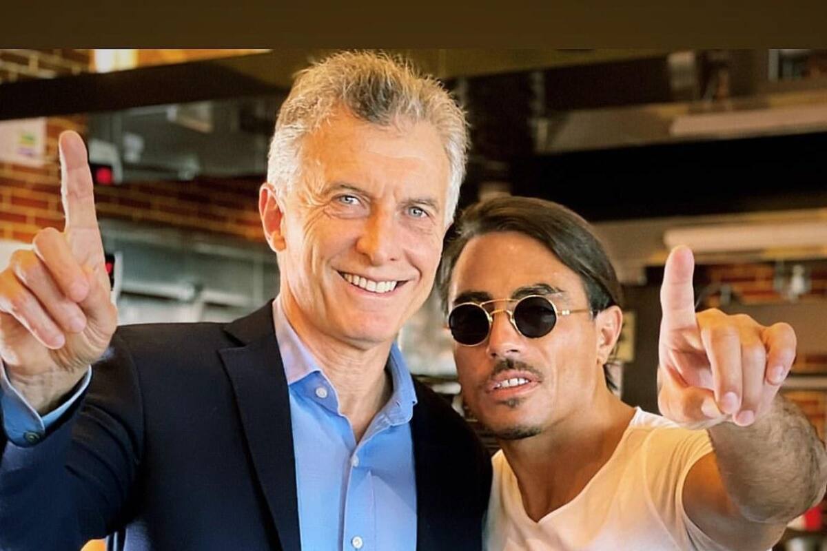 Mauricio Macri visita al chef Nusret Gökçe, al que también visitó Nicolás Maduro