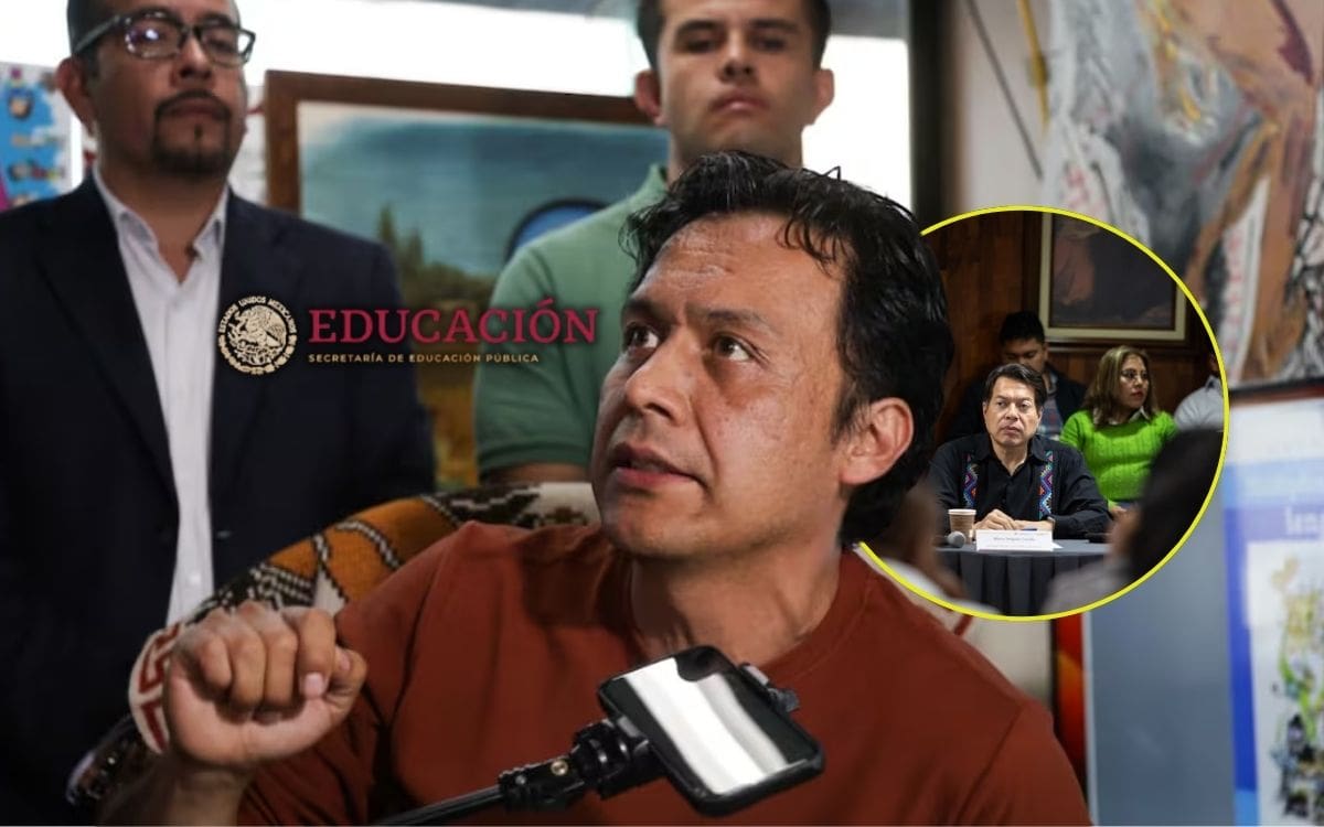 Marx Arriaga se atrinchera en la SEP y defiende contenidos de libros de texto tras su salida del cargo. | Crédito: El Universal/X @mario_delgado