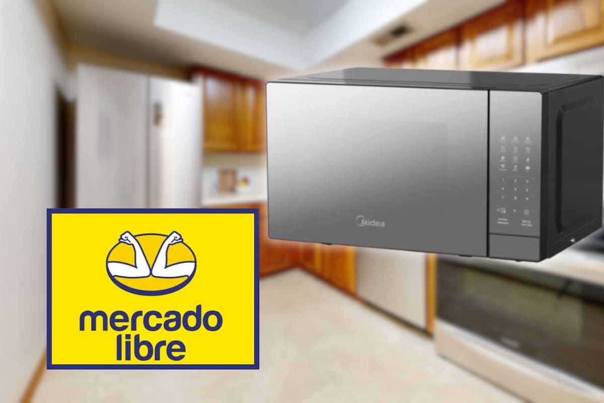 Microondas Midea de 20 litros baja a 1,551 pesos con 32% de descuento y se posiciona como una de las opciones más accesibles para equipar cocinas pequeñas