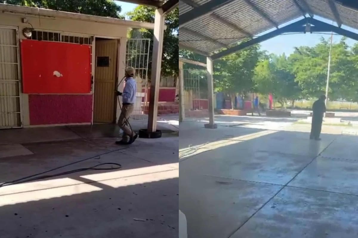 Padres mantienen exigencia de limpia en escuela de Ciudad Obregón