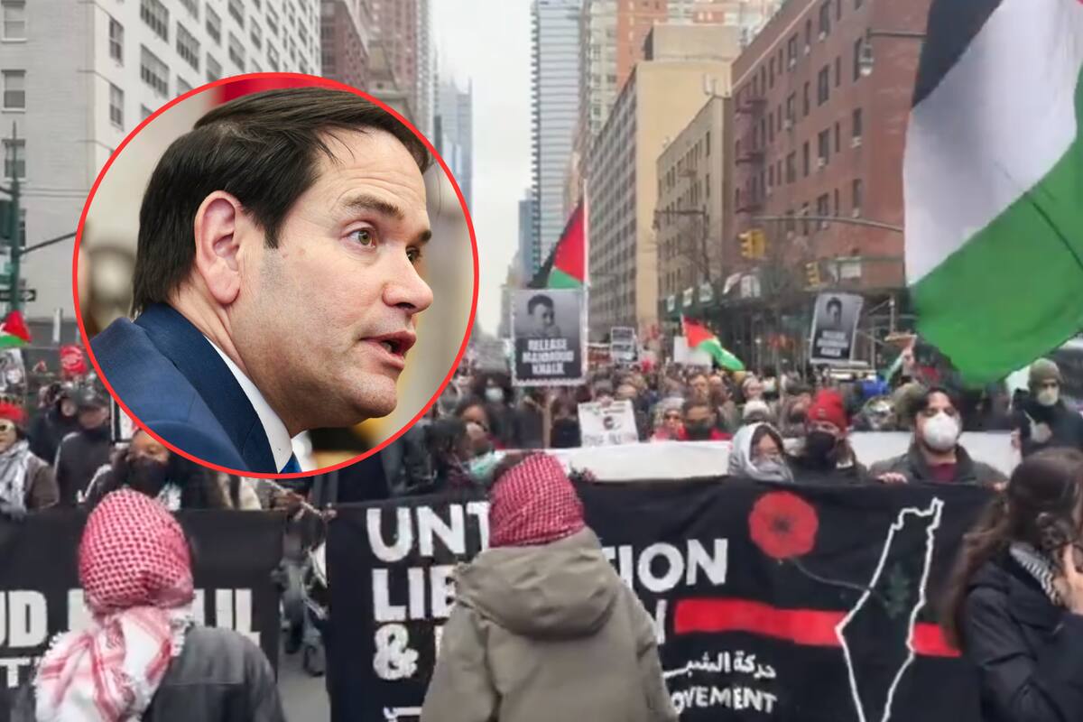 Marco Rubio advierte: Visados serán revocados o denegados por participación en protestas “proterroristas”