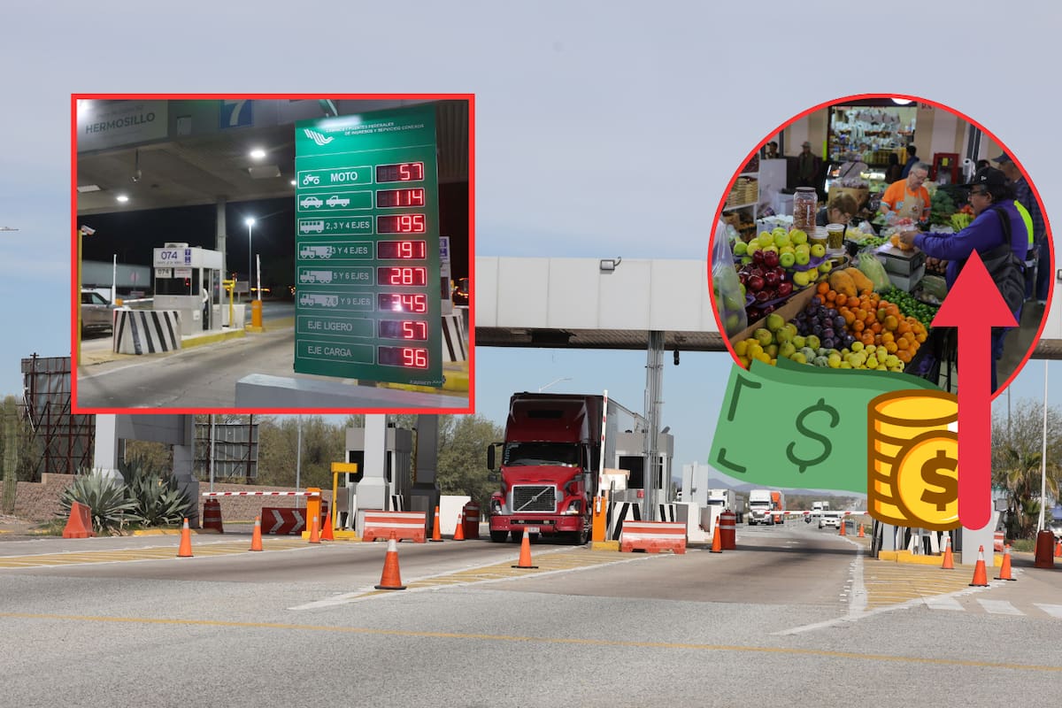 Alza en casetas y diésel presiona la economía en Sonora: aumentos de hasta 40% en transporte se reflejarían en precios más altos