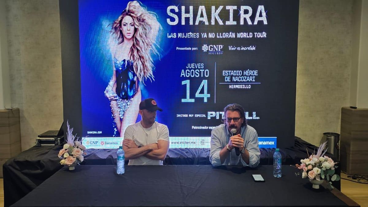 Shakira llegará a Hermosillo con su gira mundial. Foto: Especial