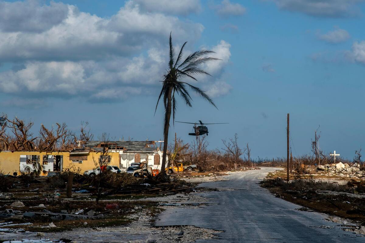 Depresión tropical se aproxima a costas golpeadas por Dorian en Bahamas