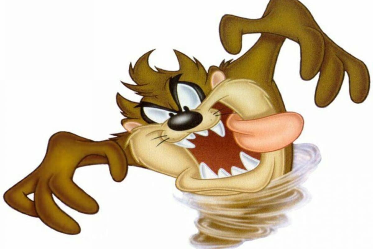 ¡Aterrador! Descubre cómo se vería el Demonio de Tasmania de los Looney Tunes en la vida real según la IA