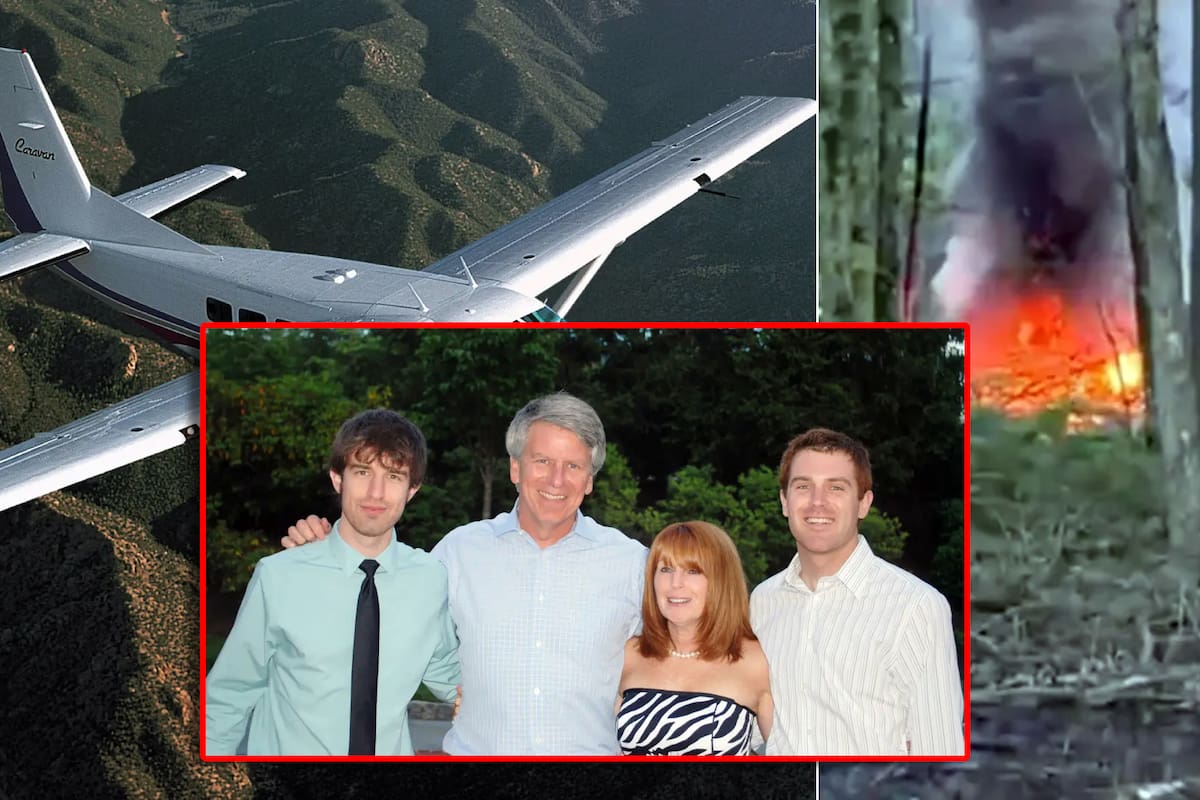 Identifican víctimas del avión privado que se estrelló en Ohio: Un rico magnate del acero y su familia que iban de vacaciones a Montana