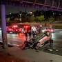 Hombre queda prensado tras accidente en el Libramiento Rosas Magallón; conductor presuntamente ebrio es detenido