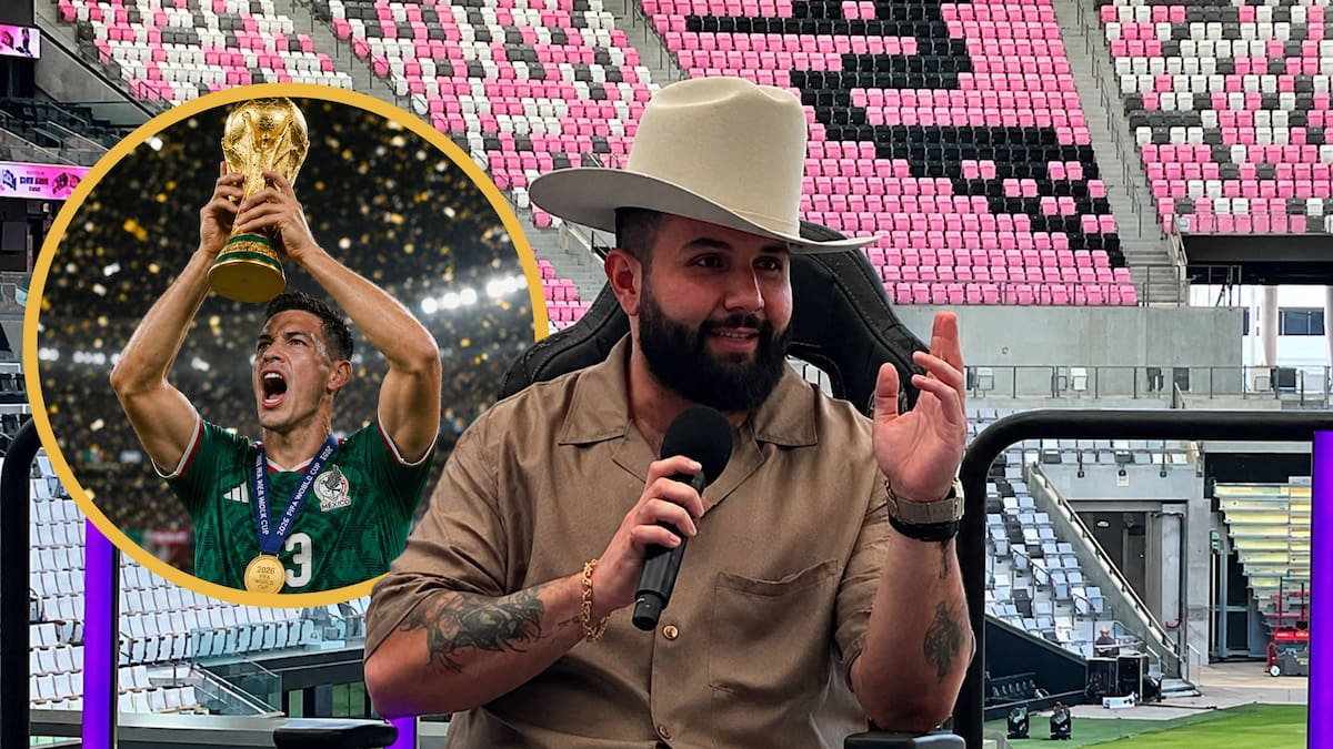 Carín León ve a México como campeón del Mundial 2026 y pone a Leo Messi en su top 3 de jugadores aunque prefiere a Mbappé