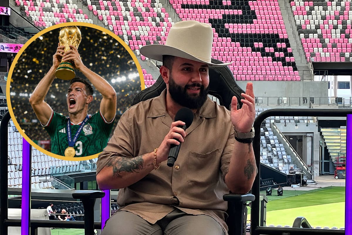 Carín León ve a México como campeón del Mundial 2026 y pone a Leo Messi en su top 3 de jugadores aunque prefiere a Mbappé