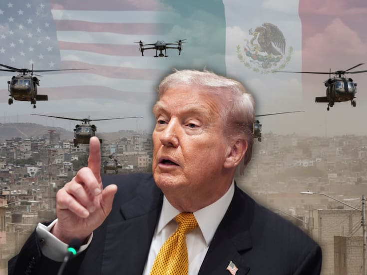 Trump anuncia ataques en tierra contra los cárteles y asegura que “controlan México”, tras atribuirles hasta 300 mil muertes al año en Estados Unidos