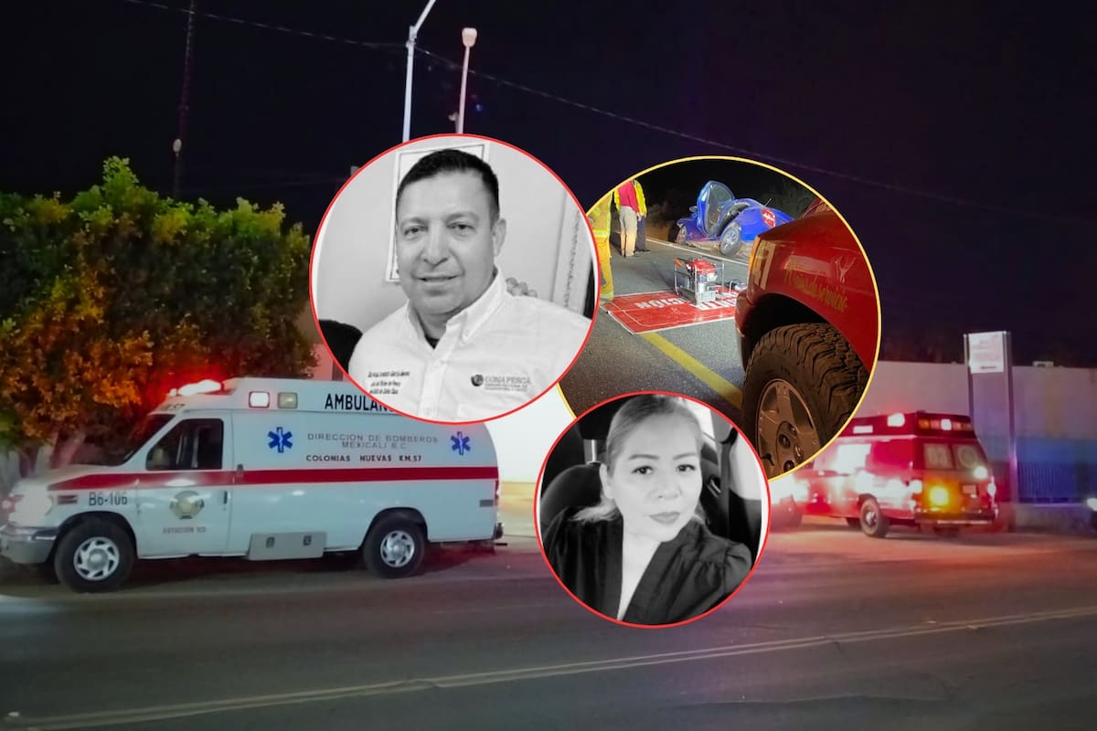 Choque frontal en SLRC–Golfo dejó 3 muertos, entre ellos el jefe de Conapesca, Leobardo García Moreno, y su esposa Marcela Flores, además de varios heridos, incluyendo un niño de 4 años