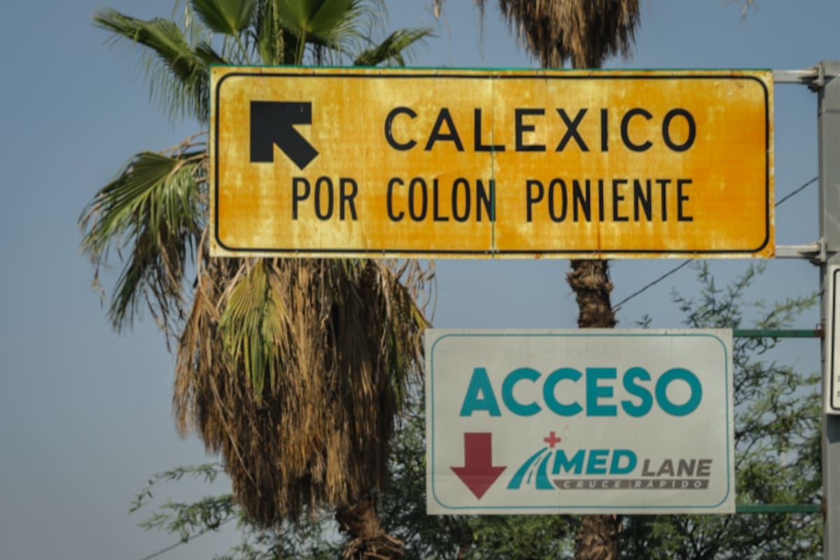Ya no podrás cruzar en bicicleta por los carriles vehiculares de Calexico