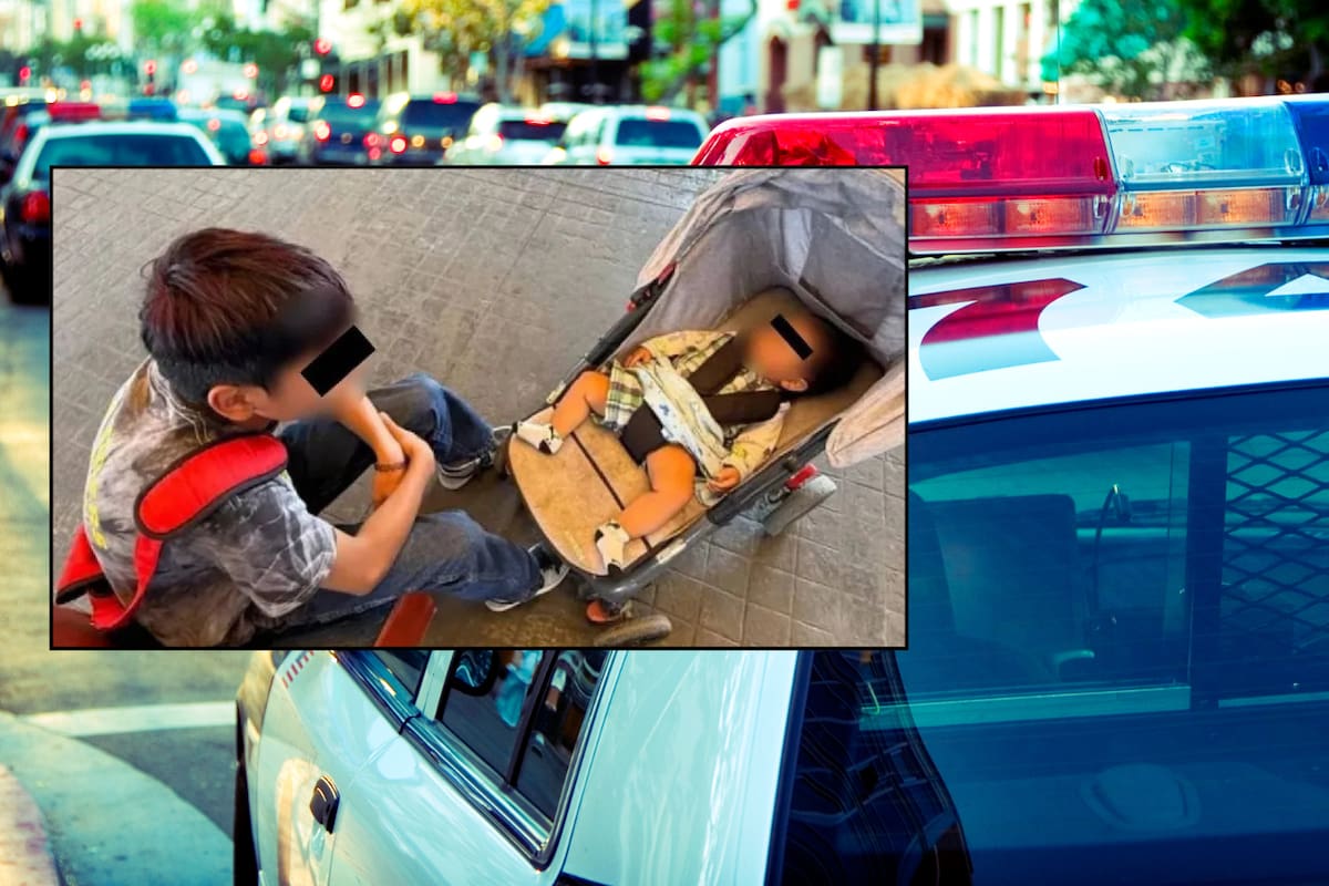 ‘Mi hermanito tenía hambre’: menor de 12 años viaja solo con un bebé y es rescatado por la policía