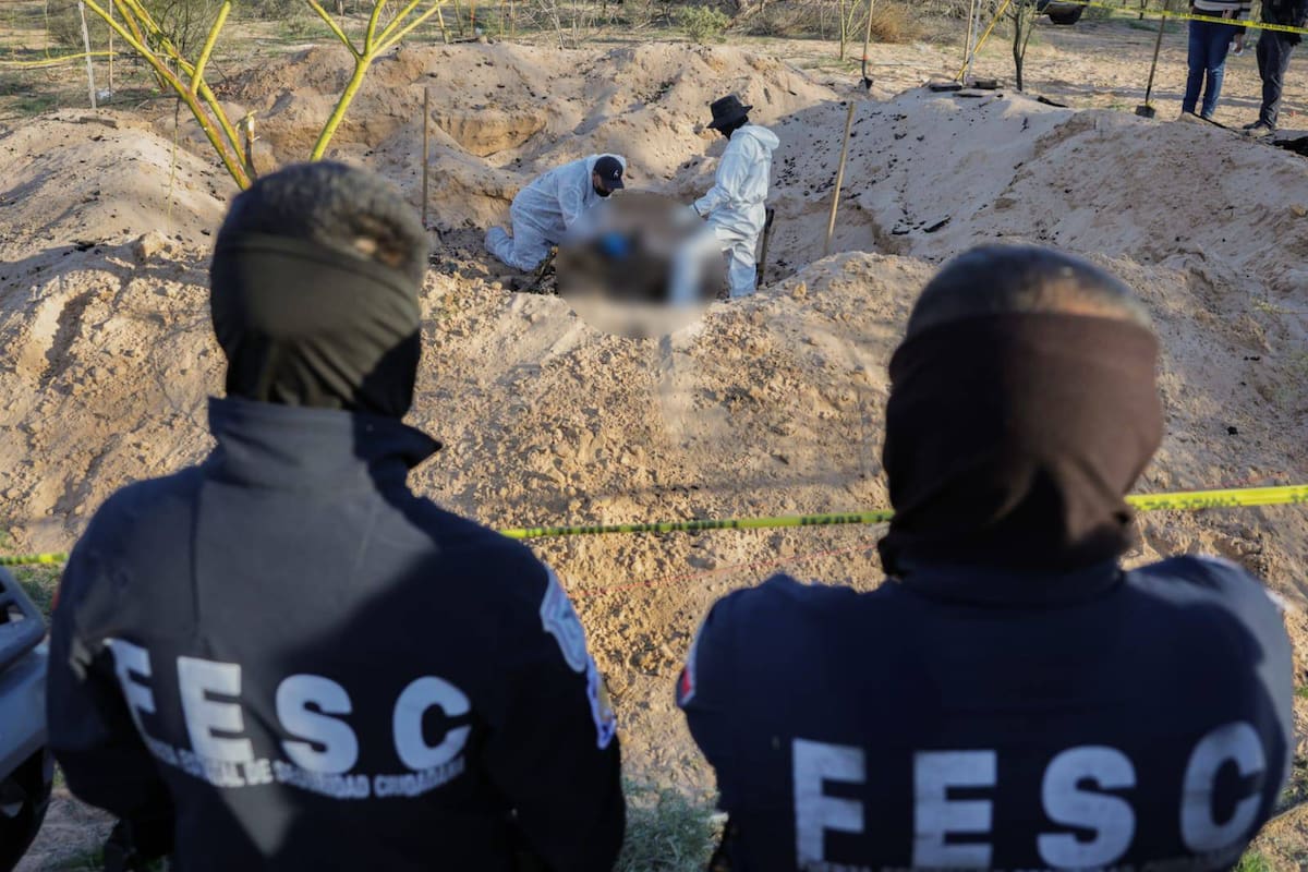 Localizan quinta fosa Clandestina en Miguel Aleman en la Zona Valle de Mexicali