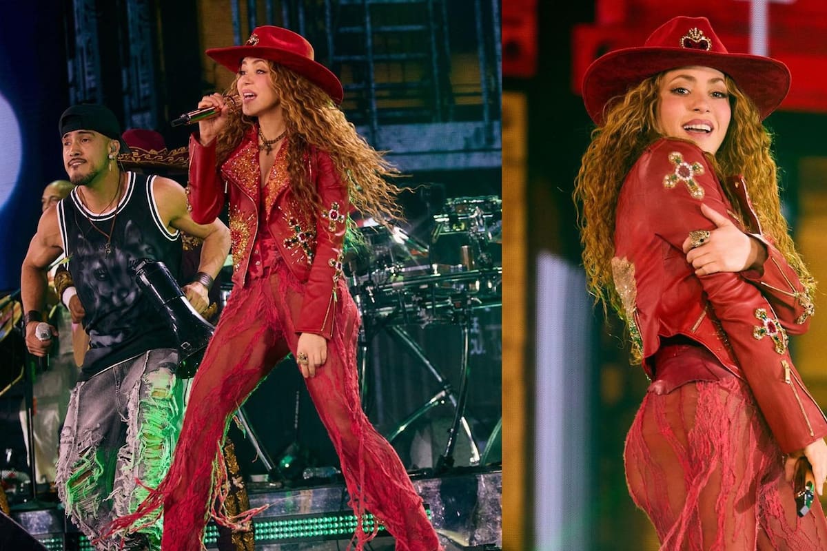 Shakira luce vestuario de diseñadora mexicana en sus conciertos en México