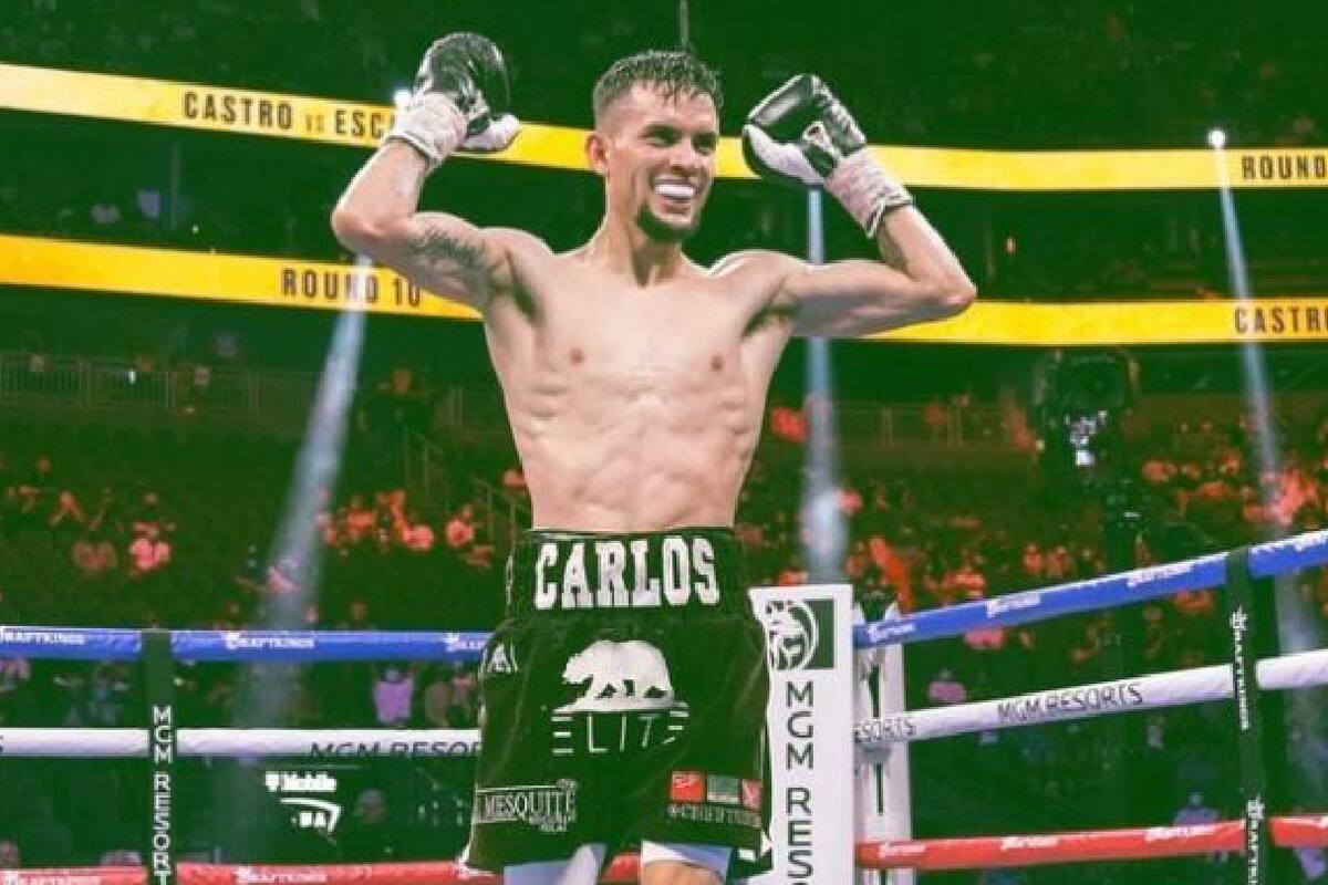 Carlos Castro: El sonorense que peleará en la función de 'Canelo' el 14 de septiembre