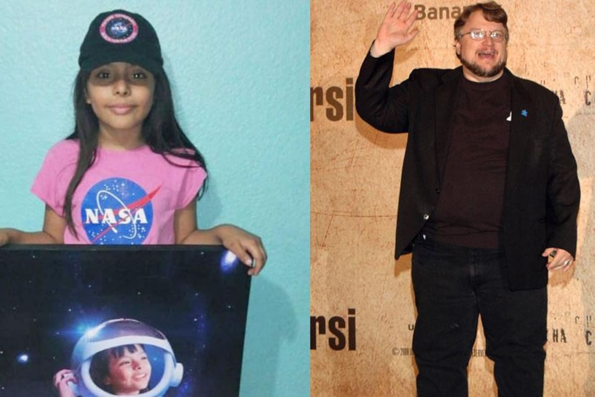 Pide niña genio ayuda a Guillermo del Toro para lograr su sueño de ir a la NASA
