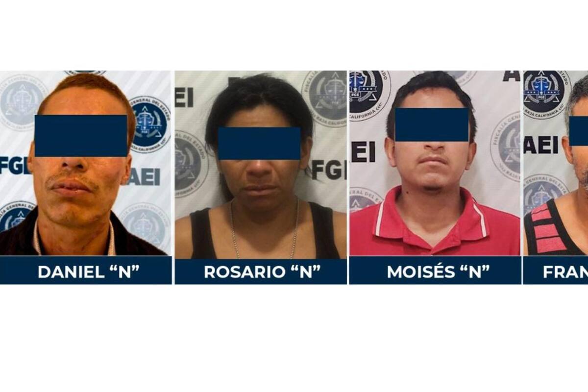 Capturan a cuatro en Tijuana por robo de vehículo, robo a comercio y abuso sexual