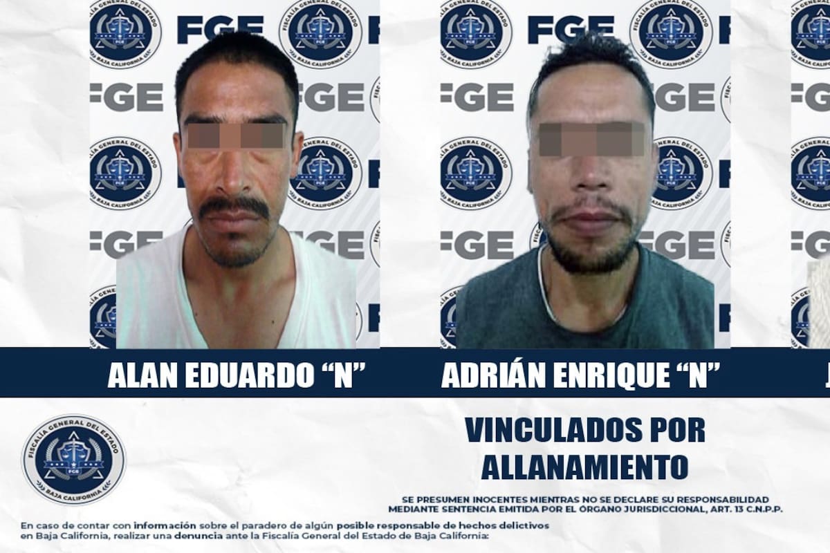 Entran a escuelas y casas: tres sujetos enfrentarán proceso por allanamiento