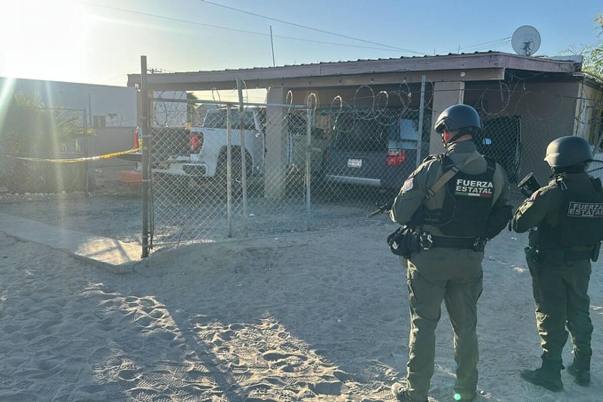 Balacera deja a un agente herido y a un hombre armado detenido en San Felipe