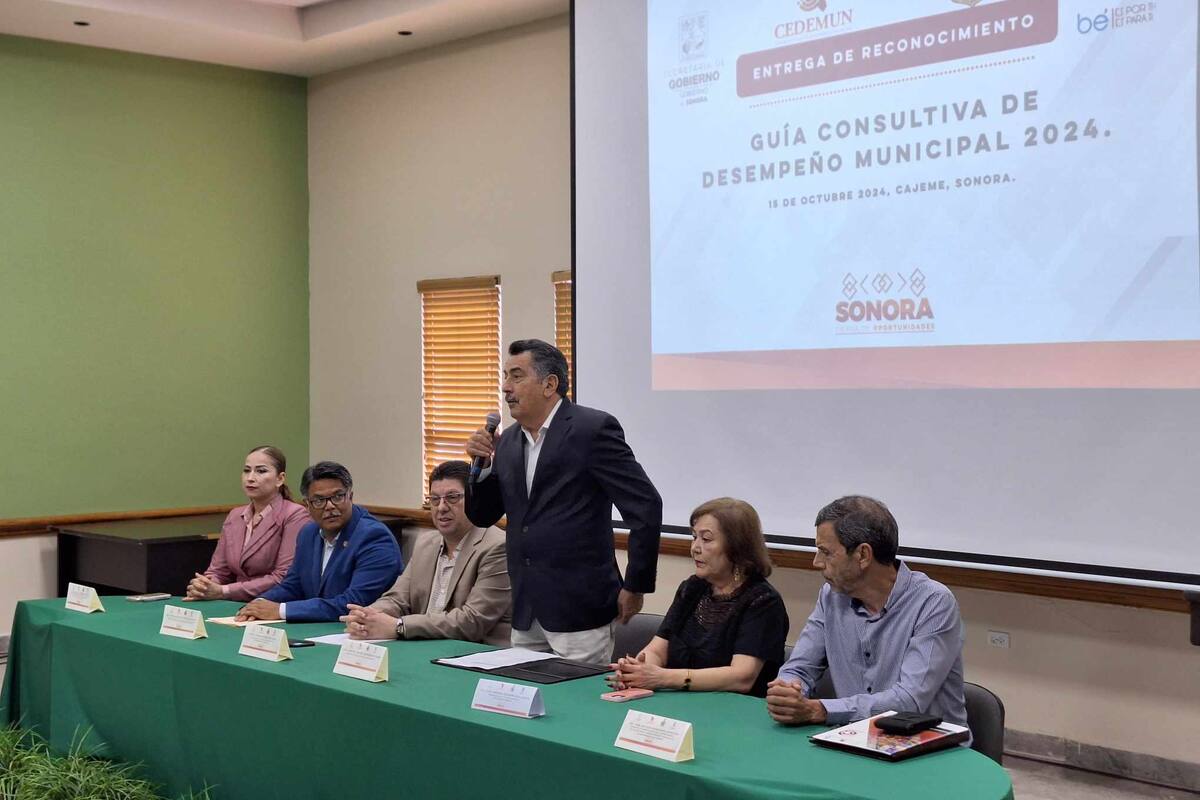 Recibe Cajeme reconocimiento por  buena implementación de la Guía consultiva de desempeño municipal 2024