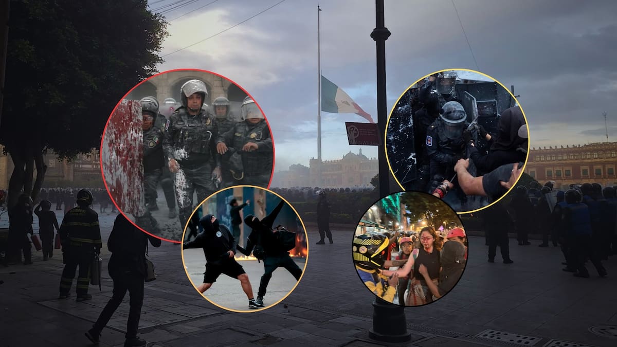 SSC confirma 123 heridos tras marcha del 2 de octubre en CDMX. Foto: Especial (El Universal/X/Redes sociales)