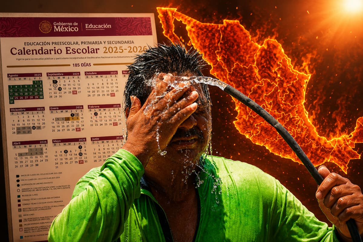 Onda de calor y condiciones similares a la canícula llevarán temperaturas de hasta 45 °C a varios estados de México mientras la SEP ya adelantó el fin de clases por el calor extremo