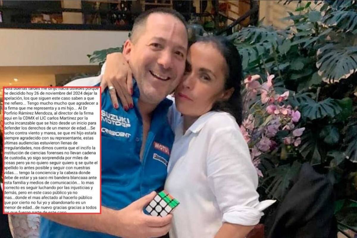 Mayela Laguna se retira de la lucha legal contra Luis Enrique Guzmán: “Quiero que se quite el apellido”