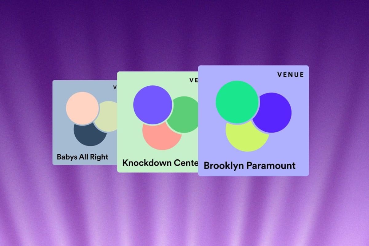 Spotify lanza “Venues”, la función que conecta a los fans con la música en vivo local