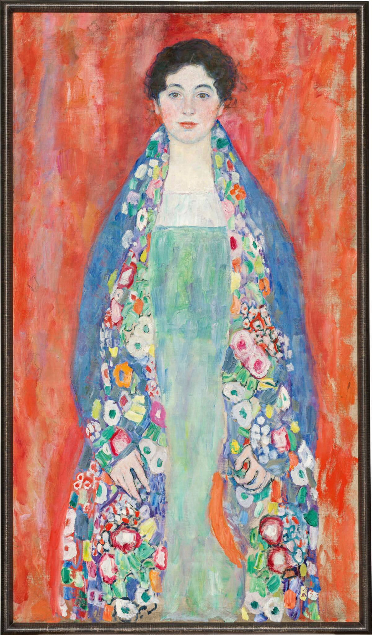 'Retrato de la señorita Lieser', de Gustav Klimt. valorado en 50 millones de euros (54 millones de dólares) y que será subastado en abril. EFE/ Casa De Subastas Im Kinsky