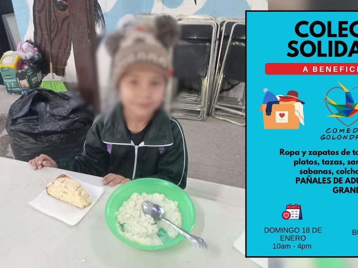 Comedor Golondrinas realizará su primera colecta del año este 18 de enero; invitan a donar artículos y asegurar desayunos completos a más de 80 niños