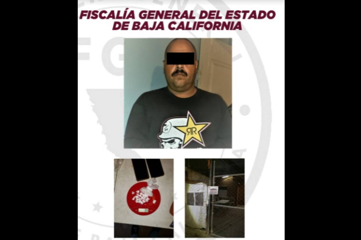 En cateo aseguran droga y su vendedor