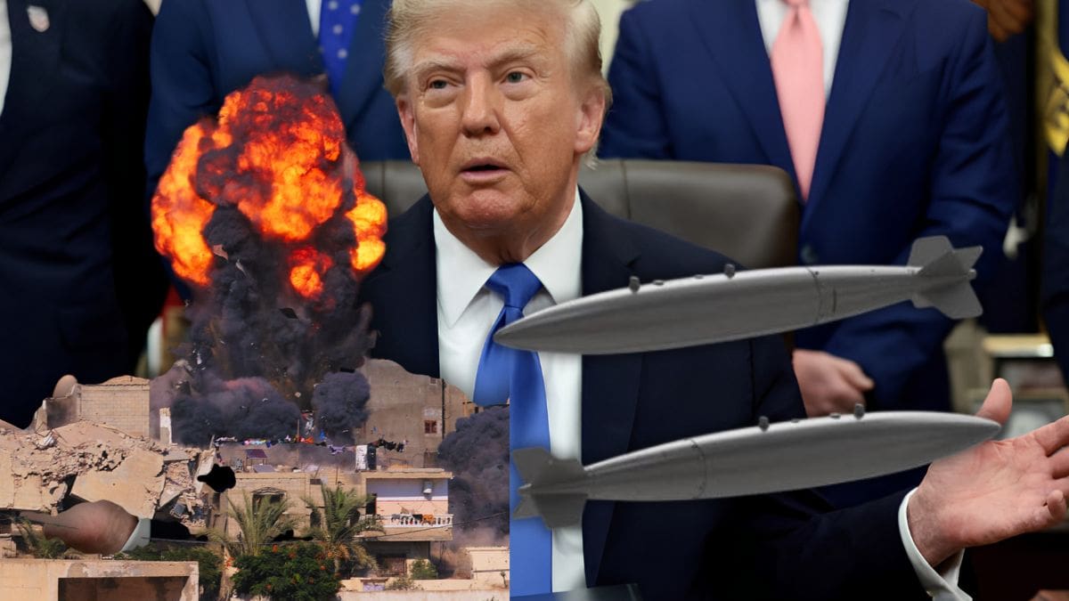 Trump busca venderle a Israel 40 mil bombas y algunas de ellas puede ocasionar una explosión a tal magnitud de lanzar fragmentos a cientos de metros, penetrar estructuras y producir grandes cráteres